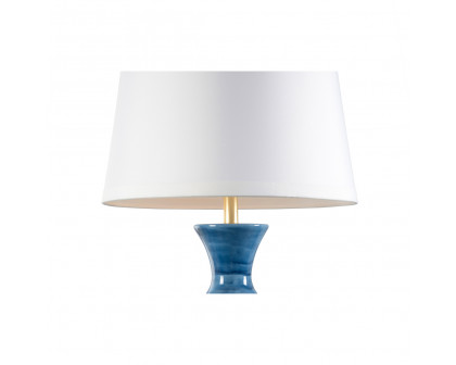 Chelsea House - Messer Table Lamp in Blue/Gold Leaf