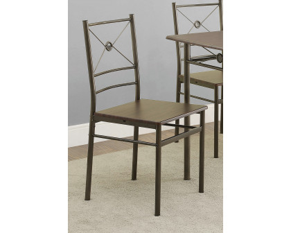 Coaster 5-Piece Rectangular Dining Set - Dark Bronze