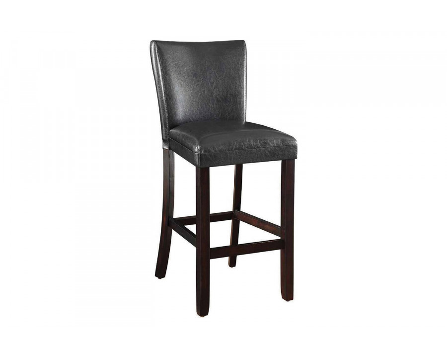 Coaster - Upholstered Bar Stools (Set Of 2) in Black/Cappuccino