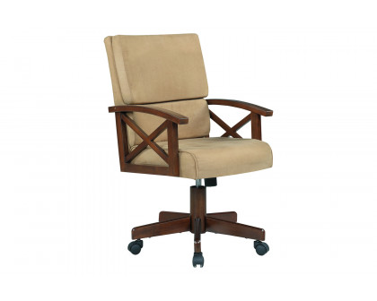 Coaster - Marietta Upholstered Game Chair in Tobacco/Tan