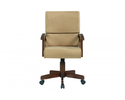 Coaster - Marietta Upholstered Game Chair in Tobacco/Tan