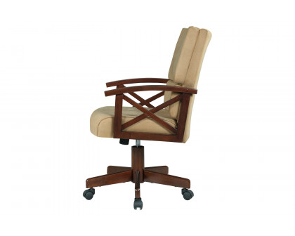 Coaster - Marietta Upholstered Game Chair in Tobacco/Tan