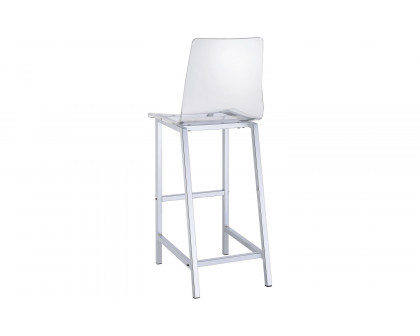 Coaster - Bar Stools (Set Of 2) in Chrome/Clear Acrylic