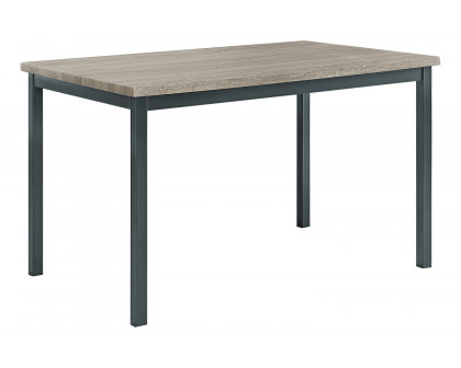 Coaster - Garza Rectangular Dining Table in Black