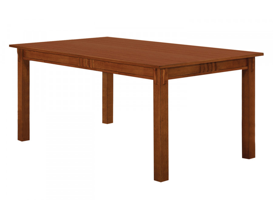 Coaster - Marbrisa Rectangular Dining Table in Sienna Brown