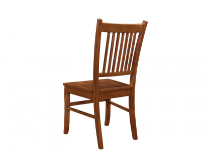 Coaster - Marbrisa Slat Back Side Chairs (Set Of 2) in Sienna Brown