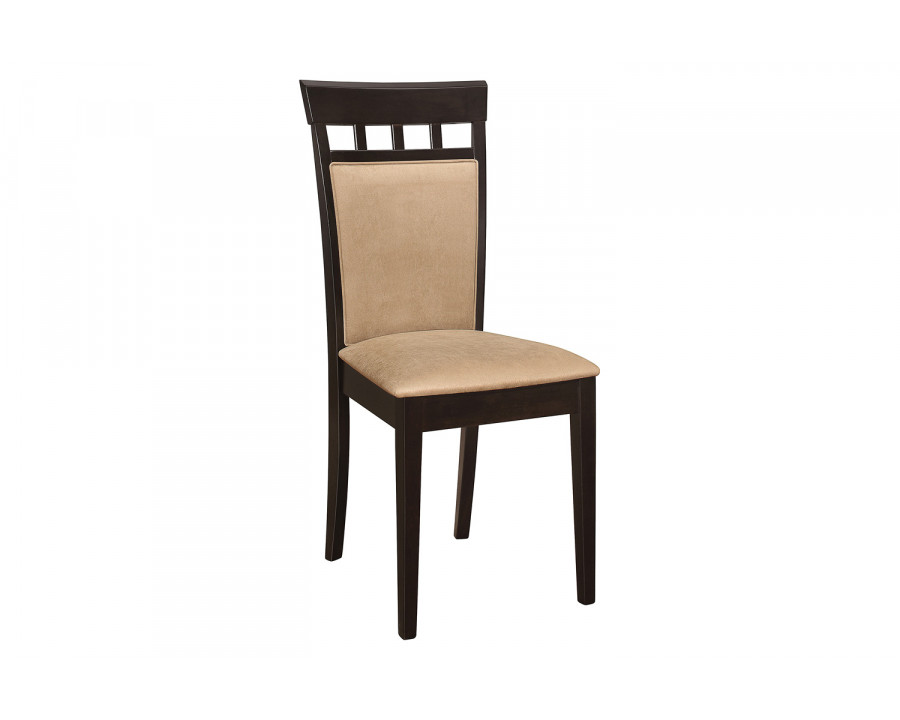 Coaster - Gabriel Upholstered Side Chairs (Set Of 2) in Cappuccino/Tan