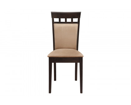 Coaster - Gabriel Upholstered Side Chairs (Set Of 2) in Cappuccino/Tan