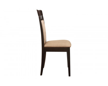 Coaster - Gabriel Upholstered Side Chairs (Set Of 2) in Cappuccino/Tan