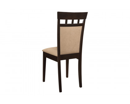 Coaster - Gabriel Upholstered Side Chairs (Set Of 2) in Cappuccino/Tan