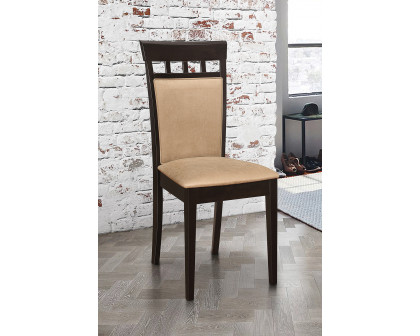 Coaster - Gabriel Upholstered Side Chairs (Set Of 2) in Cappuccino/Tan