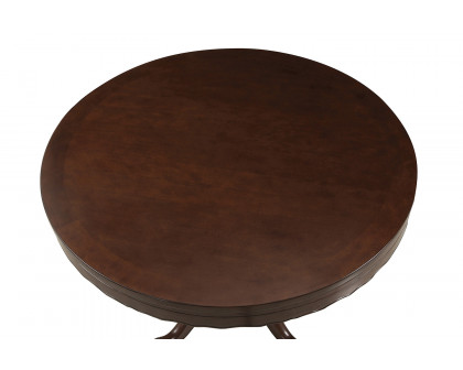 Coaster - Turk 3-In-1 Round Pedestal Game Table in Tobacco