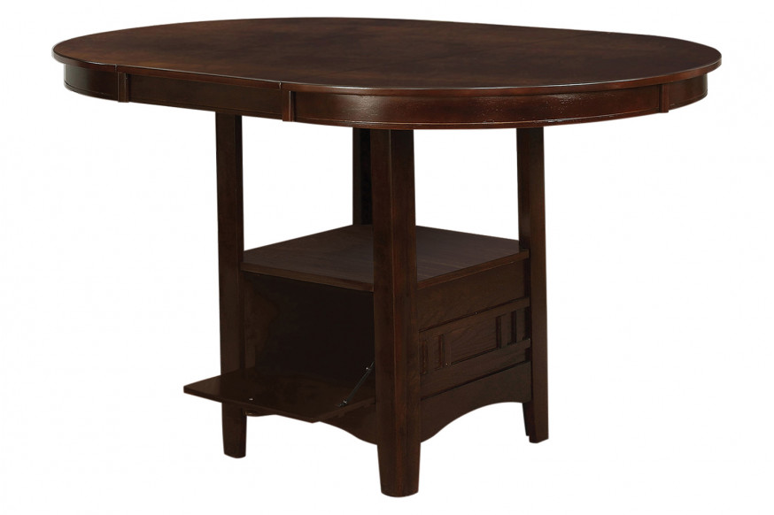 Coaster™ Lavon Oval Counter Height Table - Warm Brown