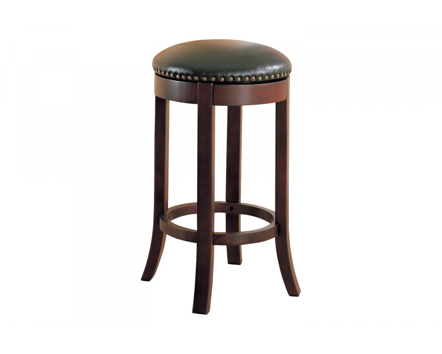 Coaster - Swivel Bar Stools With Upholstered Seat (Set Of 2) in Brown