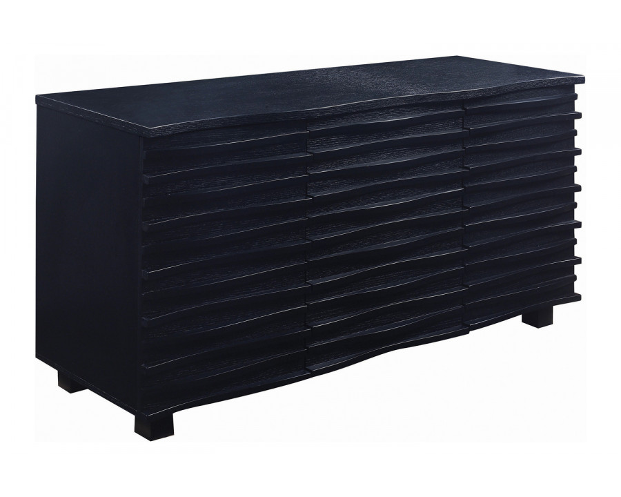 Coaster - Stanton 3-Drawer Rectangular Server in Black