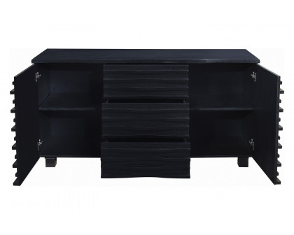 Coaster - Stanton 3-Drawer Rectangular Server in Black