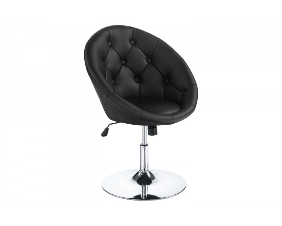 Coaster - Round Tufted Swivel Chair