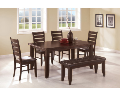 Coaster - Dalila Rectangular Dining Table in Cappuccino