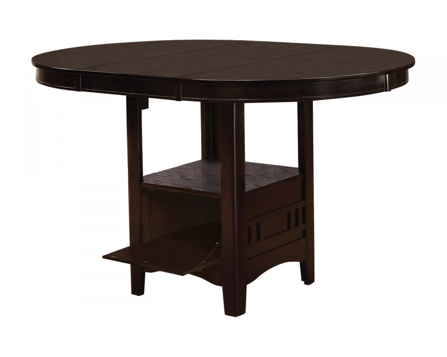 Coaster Lavon Oval Counter Height Table - Espresso