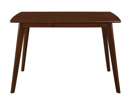 Coaster - Kersey Dining Table With Angled Legs in Chestnut