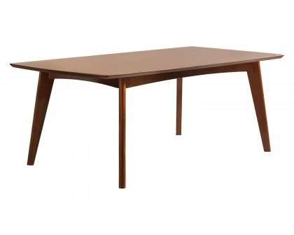 Coaster - Malone Rectangular Dining Table in Dark Walnut