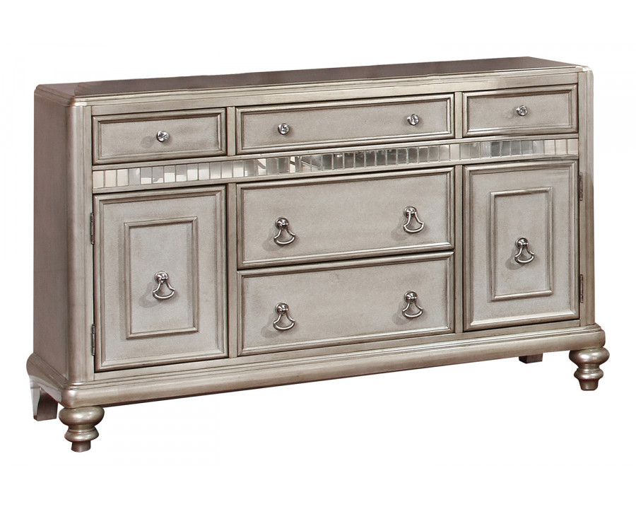 Coaster - Danette 5-Drawer Dining Server in Metallic Platinum