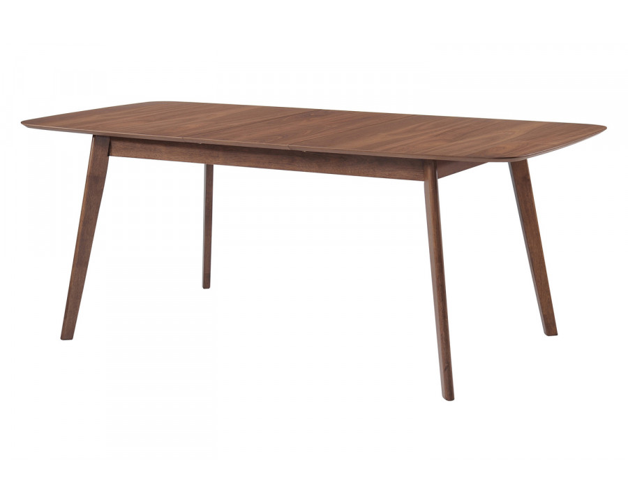 Coaster - Redbridge Butterfly Leaf Dining Table in Natural Walnut