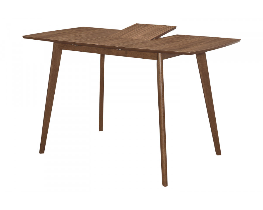 Coaster - Redbridge Counter Height Table With Butterfly Leaf in Natural Walnut