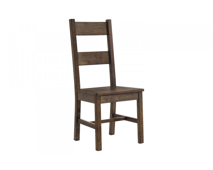 Coaster - Coleman Dining Side Chairs Rustic (Set Of 2) in Rustic Golden Brown