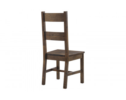 Coaster - Coleman Dining Side Chairs Rustic (Set Of 2) in Rustic Golden Brown