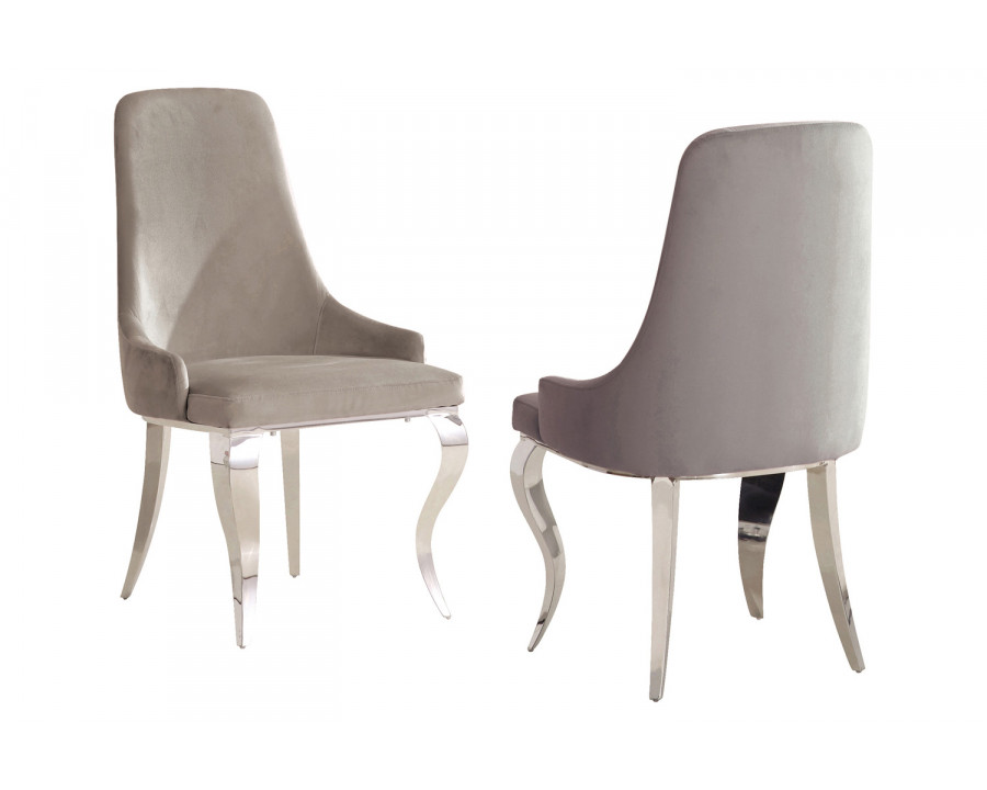 Coaster - Antoine Upholstered Demi Arm Dining Chairs (Set Of 2)