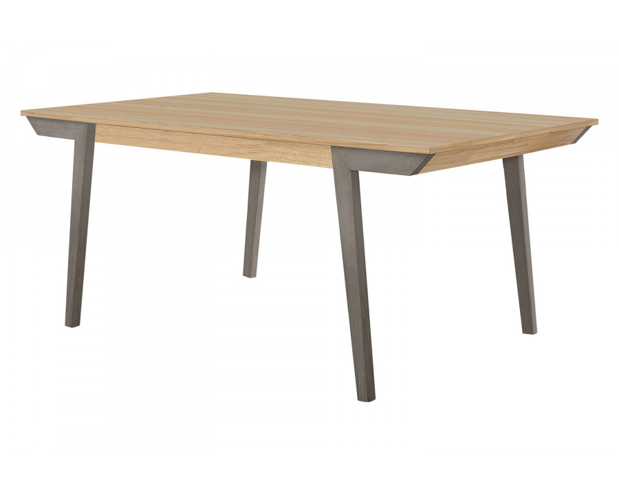 Coaster - Nogales Wooden Dining Table in Acacia/Coastal Gray