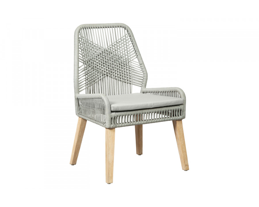 Coaster - Woven Back Side Chairs (Set Of 2) in Gray