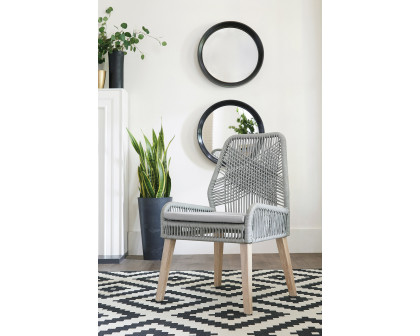 Coaster - Woven Back Side Chairs (Set Of 2) in Gray