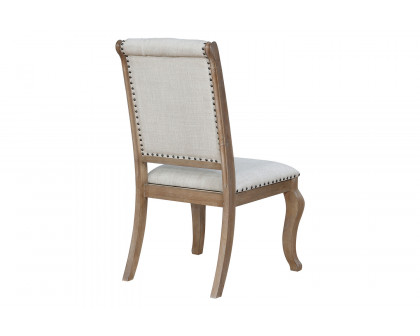 Coaster Brockway Cove Tufted Dining Chairs (Set Of 2) - Cream/Barley Brown