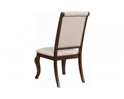 Coaster Brockway Cove Tufted Dining Chairs (Set Of 2) - Cream/Antique Java