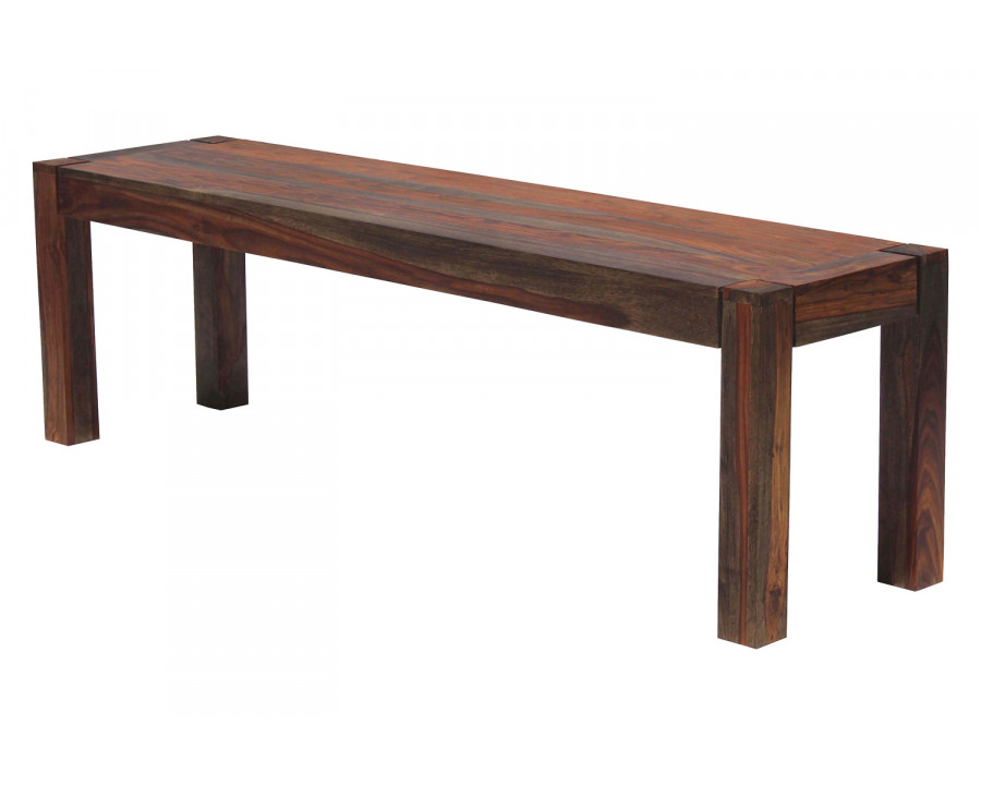 Coaster - Keats Rectangular Wooden Bench in Warm Chestnut