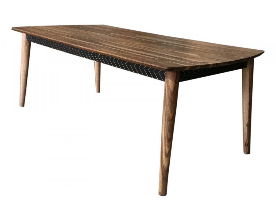 Coaster - Partridge Wooden Dining Table in Natural Sheesham