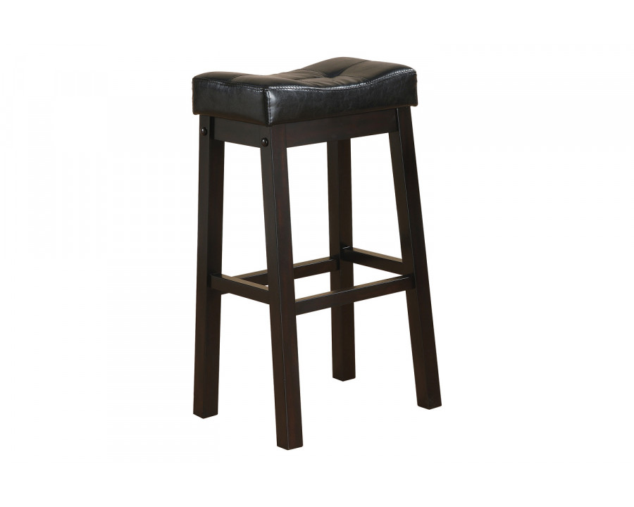 Coaster - Upholstered Bar Stools (Set Of 2) in Black