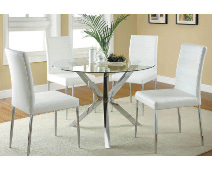 Coaster Vance Upholstered Dining Chairs (Set Of 4) - White