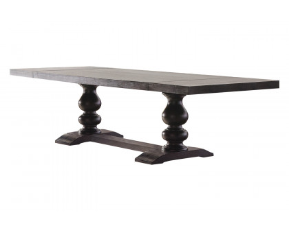 Coaster - Phelps Rectangular Dining Table in Antique Noir