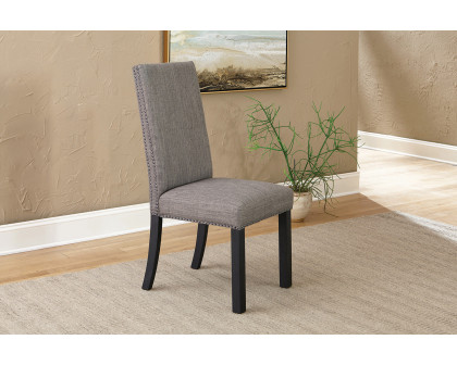 Coaster - Jamestown Upholstered Side Chairs (Set Of 2) in Charcoal