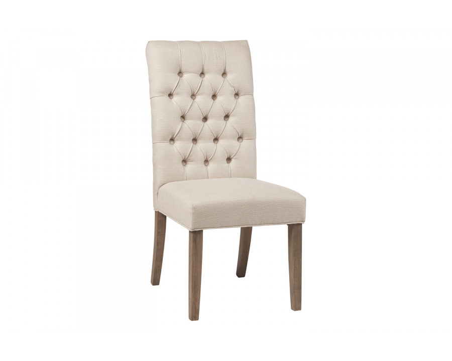 Coaster - Gadsden Tufted Back Dining Chairs (Set Of 2) in Vineyard Oak