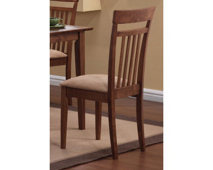 Coaster - 5-Piece Dining Set in Chestnut/Tan