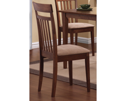 Coaster - 5-Piece Dining Set in Chestnut/Tan