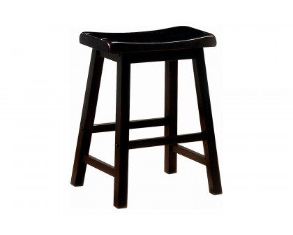 Coaster - Wooden Counter Height Stools (Set Of 2)