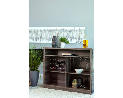 Coaster - 5-Shelf Bar Unit in Aged Oak