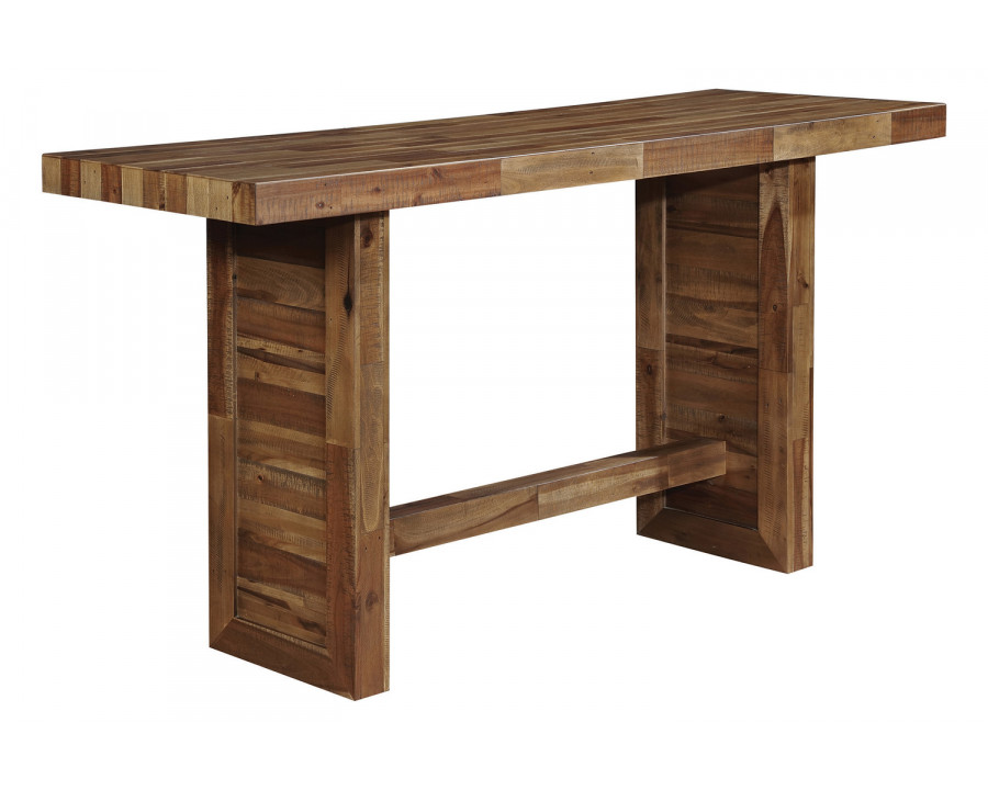 Coaster - Rectangular Bar Table in Varied Natural