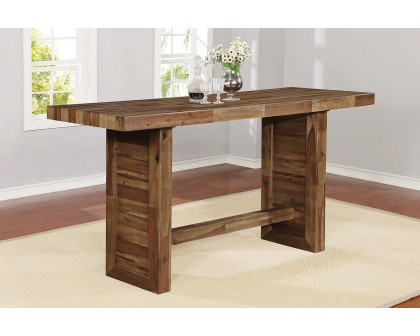 Coaster™ Rectangular Bar Table - Varied Natural