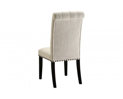 Coaster - Tufted Back Upholstered Side Chairs (Set Of 2) in Beige